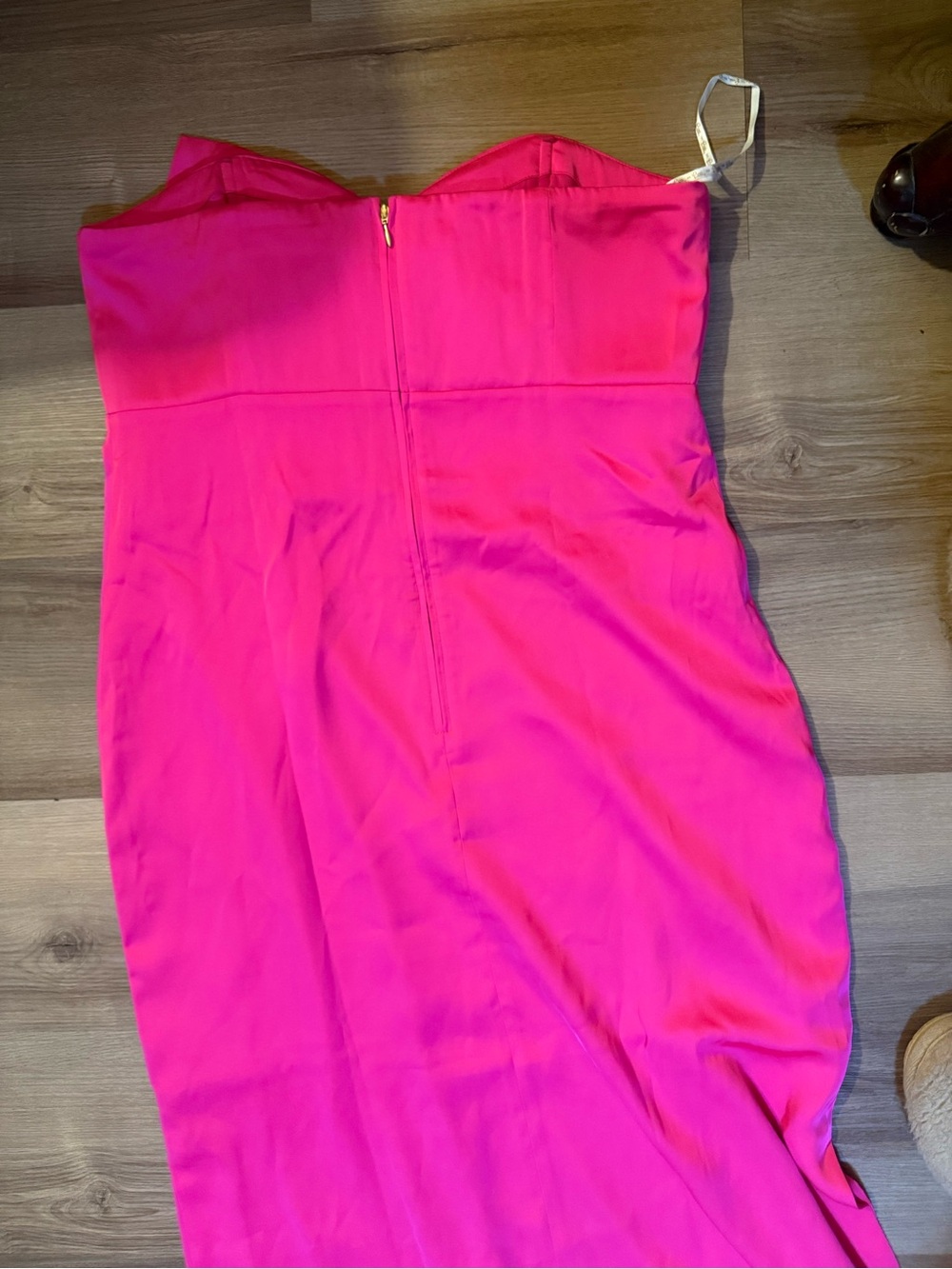 Lilly Pulitzer Hot Pink Strapless Maxi Dress with Bow - Picture 8 of 13